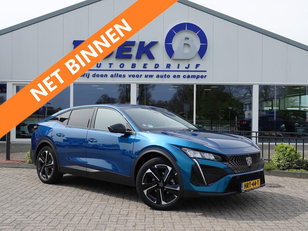Peugeot 408 1.2 Hybrid 145 e-DCS6 Allure H-LEER | KEYLESS |, Auto's, Gebruikt, Euro 6, 1199 cc, Blauw