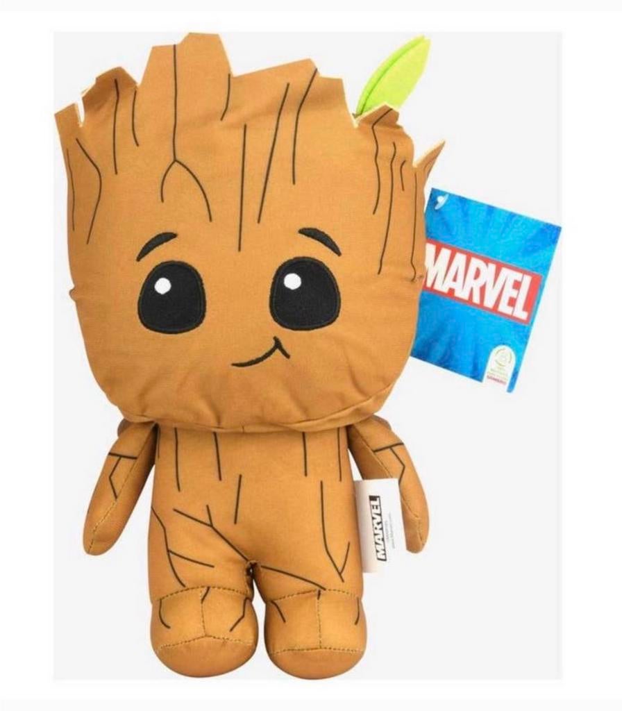 MARVEL Lil Bodz Grote knuffel met geluid Bruin 30cm XL NIEUW, Beeldje, Replica of Model, Nieuw, Ophalen of Verzenden, H