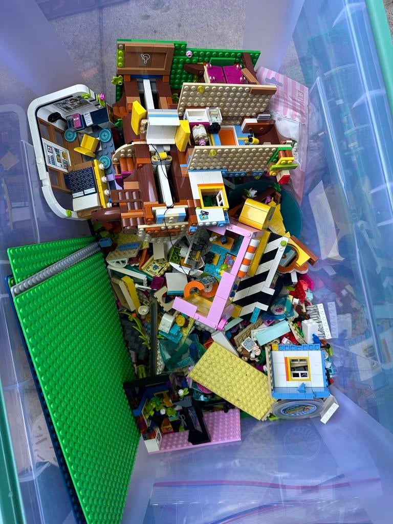 Grote bak Lego Friends - veel losse stenen en onderdelen, Kinderen en Baby's, Speelgoed | Duplo en Lego, Gebruikt, Lego, Losse stenen