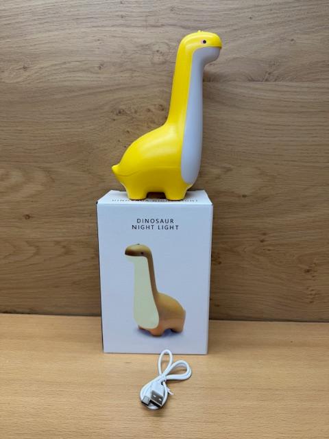 Nachtlamp dinosaurus geel dimbaar oplaadbaar., Kinderen en Baby's, Kinderkamer | Inrichting en Decoratie, Eddiys, Espel, Nieuw