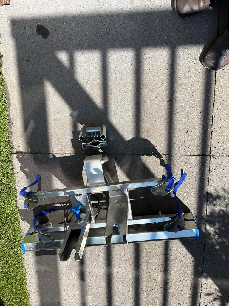 Twinny Load fietsdrager voor 2 fietsen (crankbevestiging), Auto diversen, Fietsendragers, Ophalen, Gebruikt, 2 fietsen, Trekhaakdrager