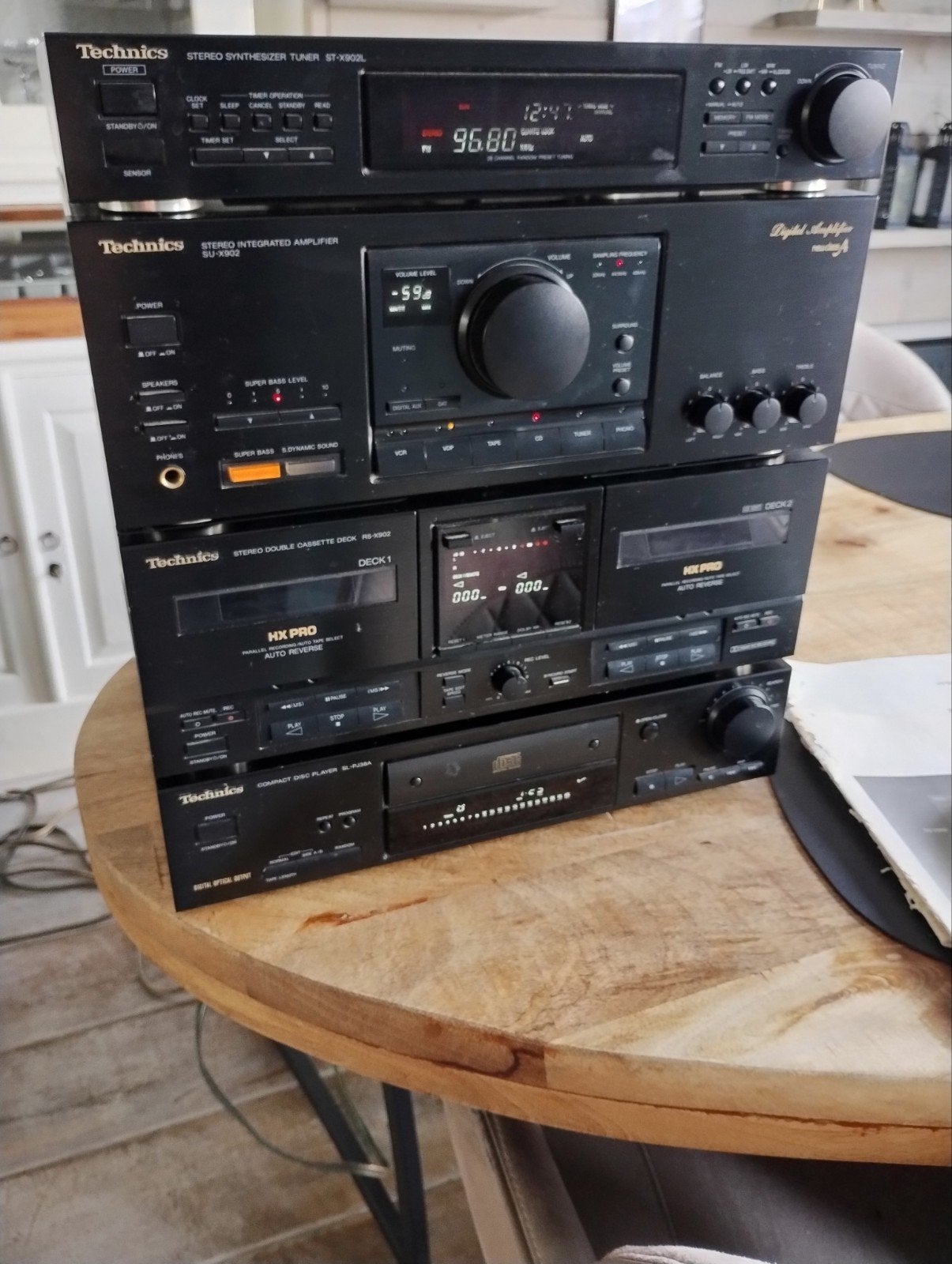 Foto 7 van Vintage Technics SU-X902 midi set New Class A 90's Top staat