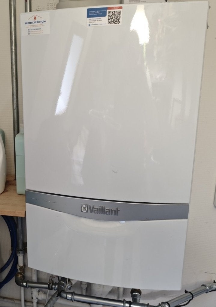 Vaillant EcoTEC Plus 30-34 combiketel + Calormatic VRT 350, Ophalen, 30 tot 80 cm, Gebruikt, Cv-ketel of Combi-ketel