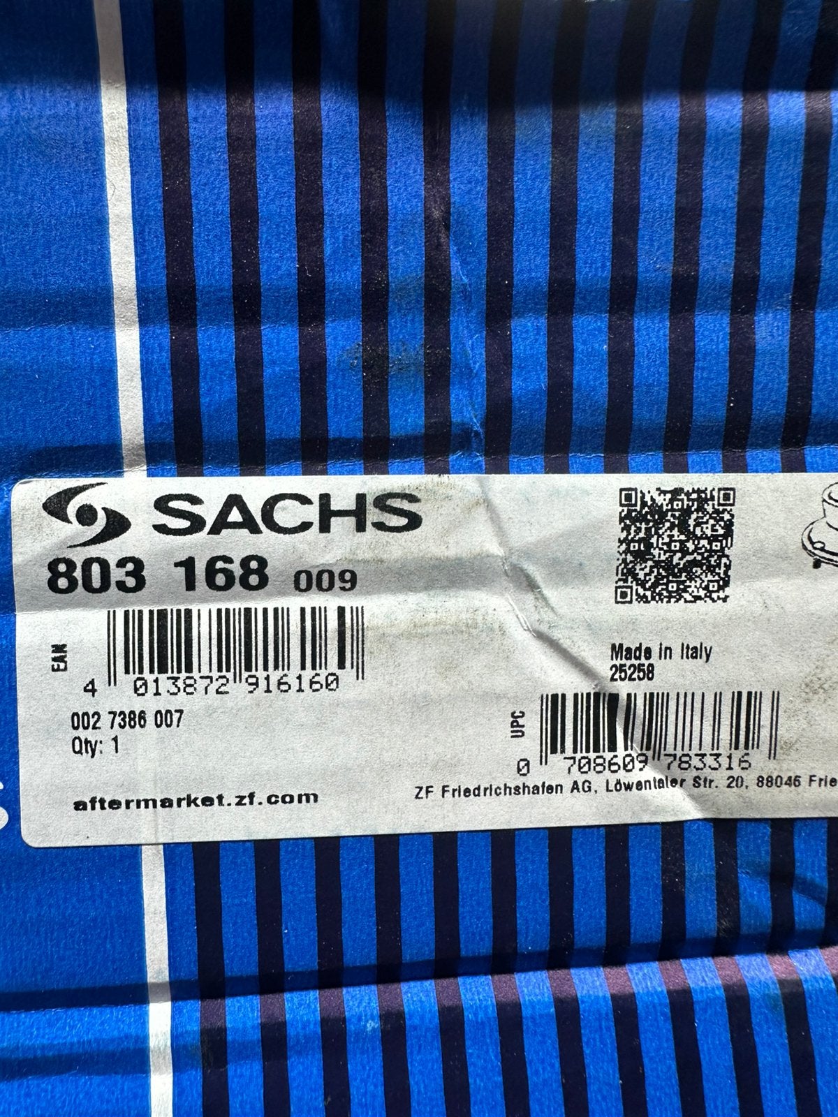 Veerpootlagera Ducato  sachs 803168 sachs 803167, Ophalen of Verzenden, Nieuw