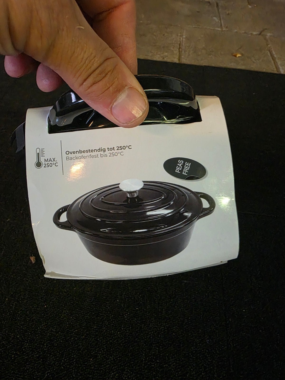 Nieuwe Fackelmann ovale gietijzeren braadpan, 30 cm, Nieuw, Ophalen of Verzenden, Met deksel, Overige merken