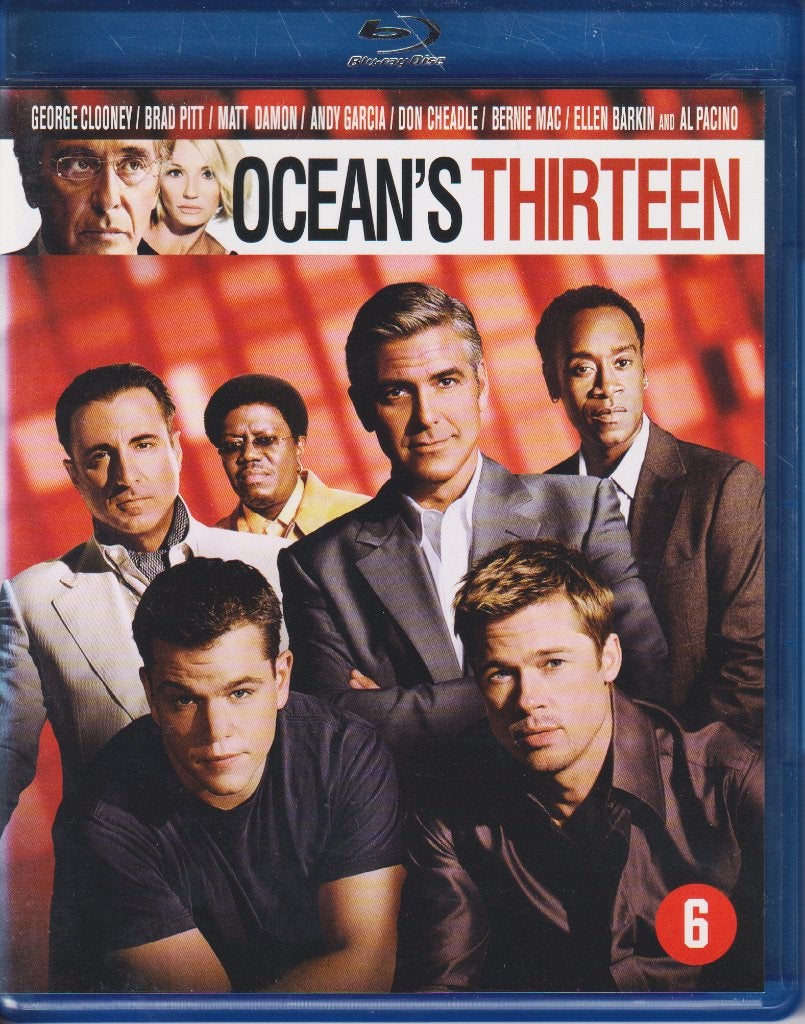 Blu-ray - Ocean's thirteen, Ophalen of Verzenden, Zo goed als nieuw, Actie