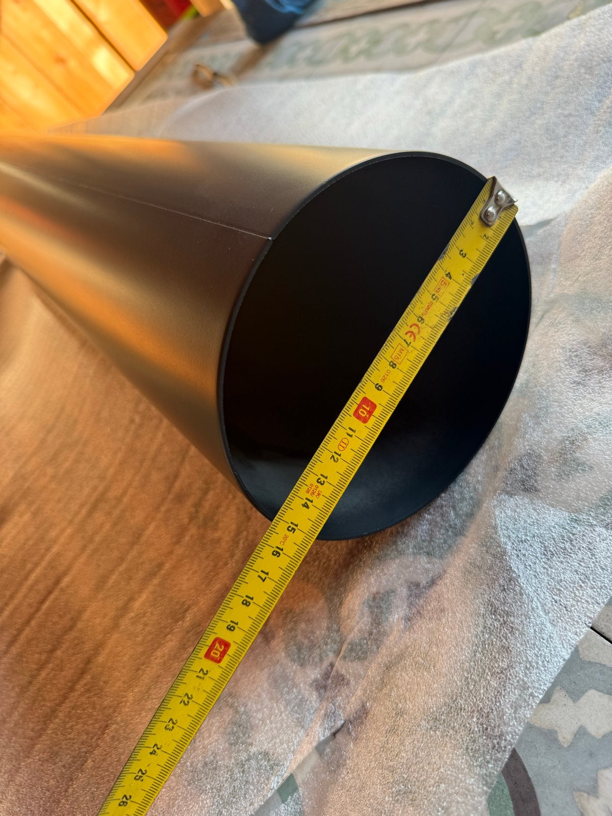 Zwarte kachelpijp, diameter 150mm, nieuw, Ophalen, Nieuw, Overige soorten