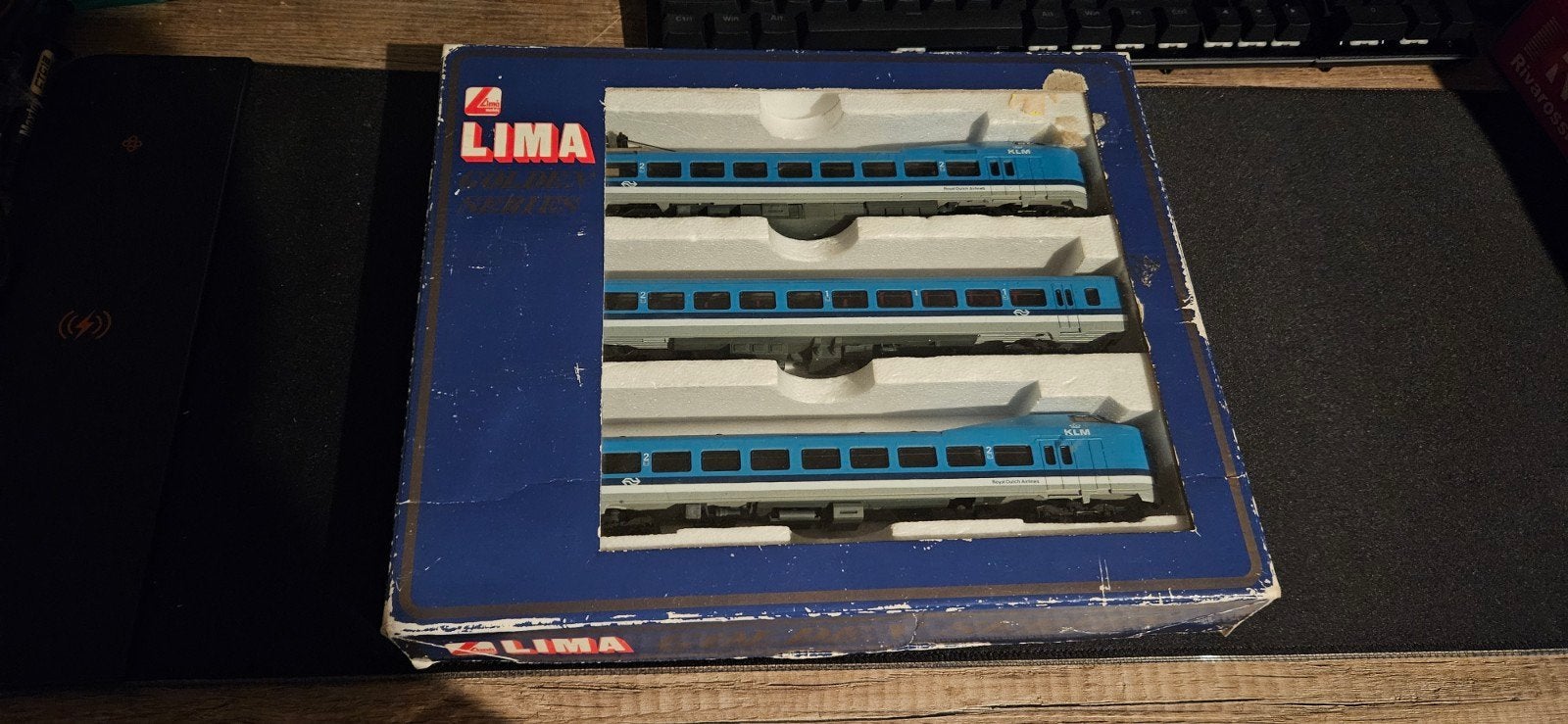Lima 149807 GP Koploper KLM Met Stip NS, Treinset, Gelijkstroom, Analoog, Ophalen of Verzenden