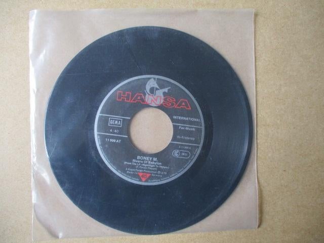 s0845 boney m - rivers of babylon 6, Ophalen, Gebruikt, Overige genres, 7 inch