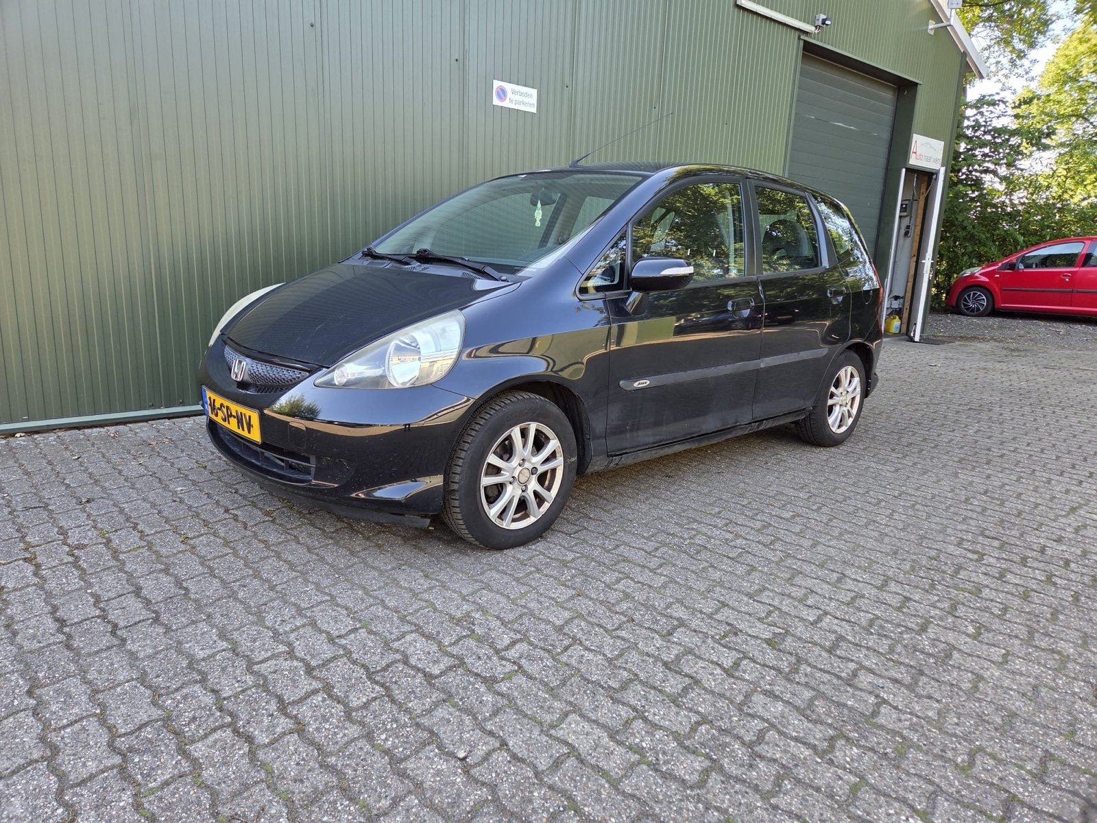 Honda Jazz 1.4 I CVT 2006 Zwart, Auto's, Honda, 83 pk, 450 kg, 40 €/maand, 4 cilinders