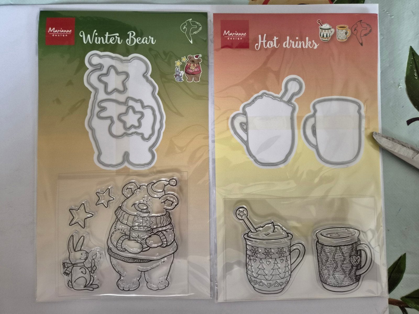 Marianne Design, sets snijmallen en stempels, Verzenden, Nieuw, Clearstamp