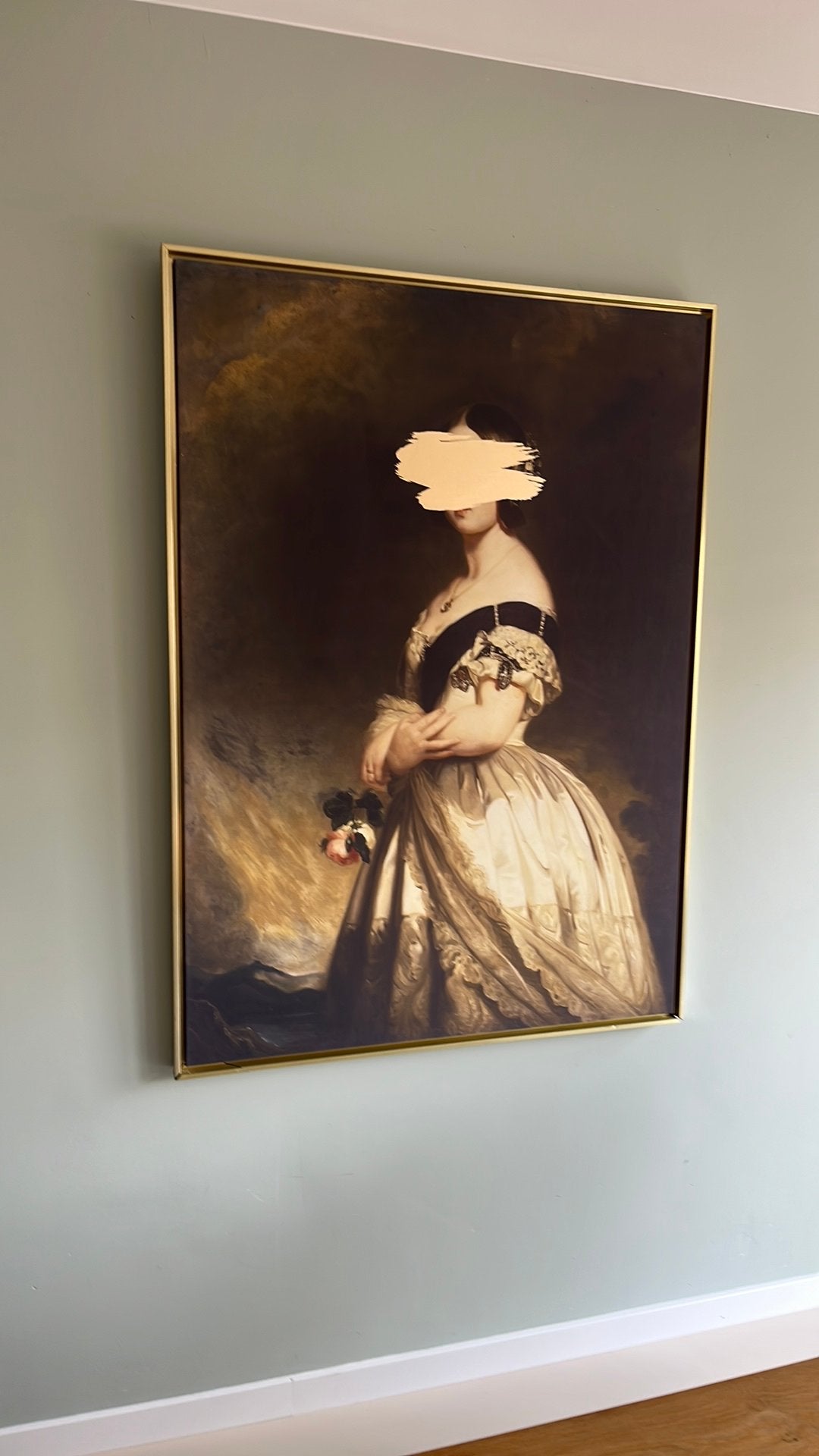 Koningin Victoria potret moderne kunst, Ophalen