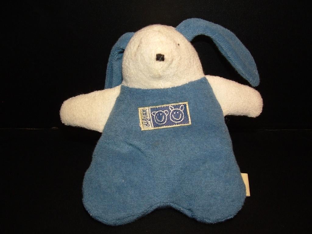 DIFRAX KONIJN MORMEL BADSTOF BLAUW MET WIT HOOFD E, Verzenden, Nieuw, Overige typen