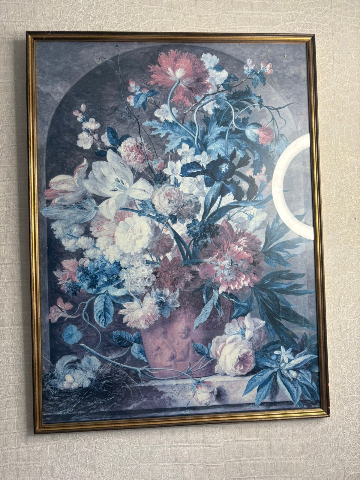 Jan van Huysum, Ophalen of Verzenden, Zo goed als nieuw, Minder dan 50 cm, Schilderij