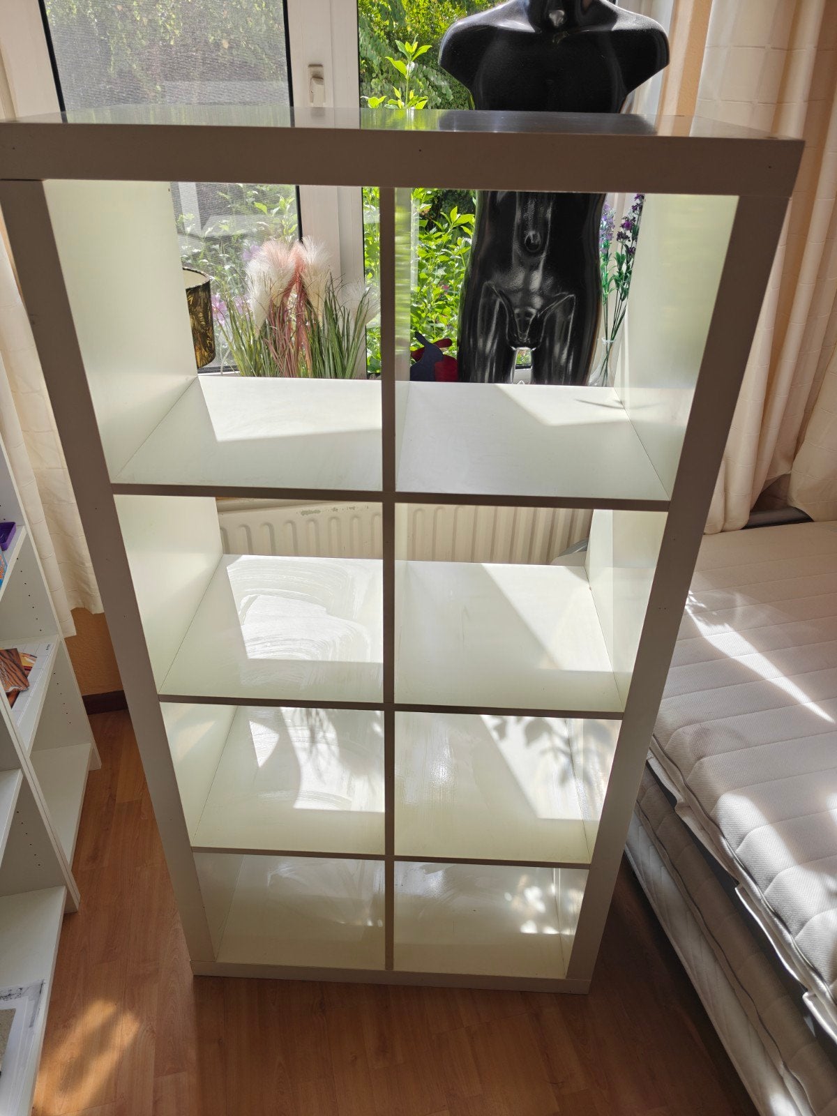 2 Ikea kallax kast 2 x 4 vakken- Gebruikt, Ophalen, Met plank(en), Gebruikt, 100 tot 150 cm