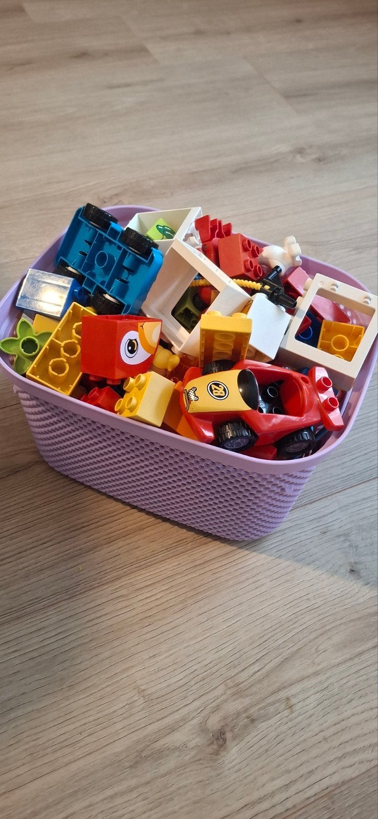 Grote verzameling Duplo blokken en voertuigen, Ophalen, Gebruikt, Duplo, Inclusief accessoires