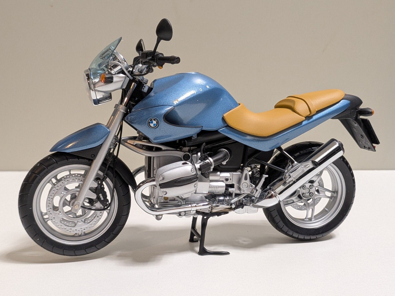 Minichamps: BMW R 1150 R - blauw - schaal 1/10, Ophalen of Verzenden, Zo goed als nieuw, 1:9 t/m 1:12, Motor