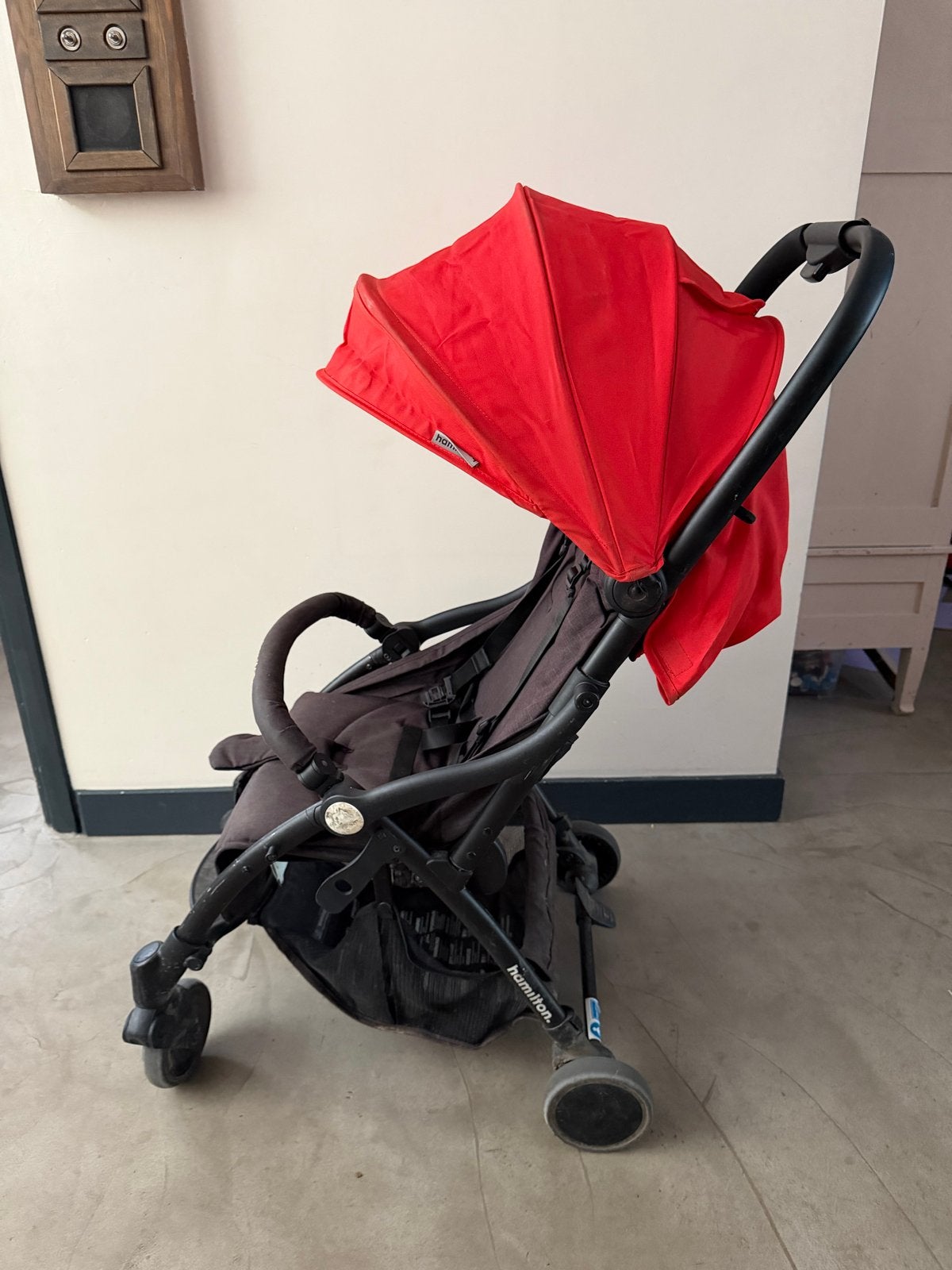 Hamilton Buggy Rood - Gebruikt, Functioneel 100% in orde, Kinderen en Baby's, Buggy's, Ophalen, Gebruikt, Overige merken