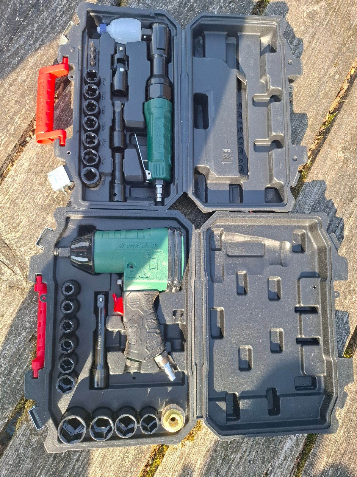Parkside Pneumatische Slagmoersleutel & Ratelset, Doe-het-zelf en Verbouw, Gereedschap | Handgereedschap, Ophalen of Verzenden