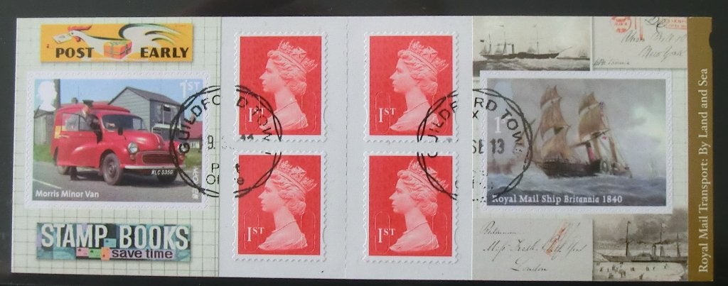 postzegelboekje Engeland, PM 40, gest, Ophalen of Verzenden, Gestempeld