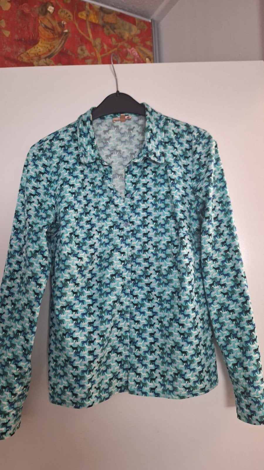 Leuke wow to go blouse., Ophalen of Verzenden, Zo goed als nieuw, Maat 38/40 (M)