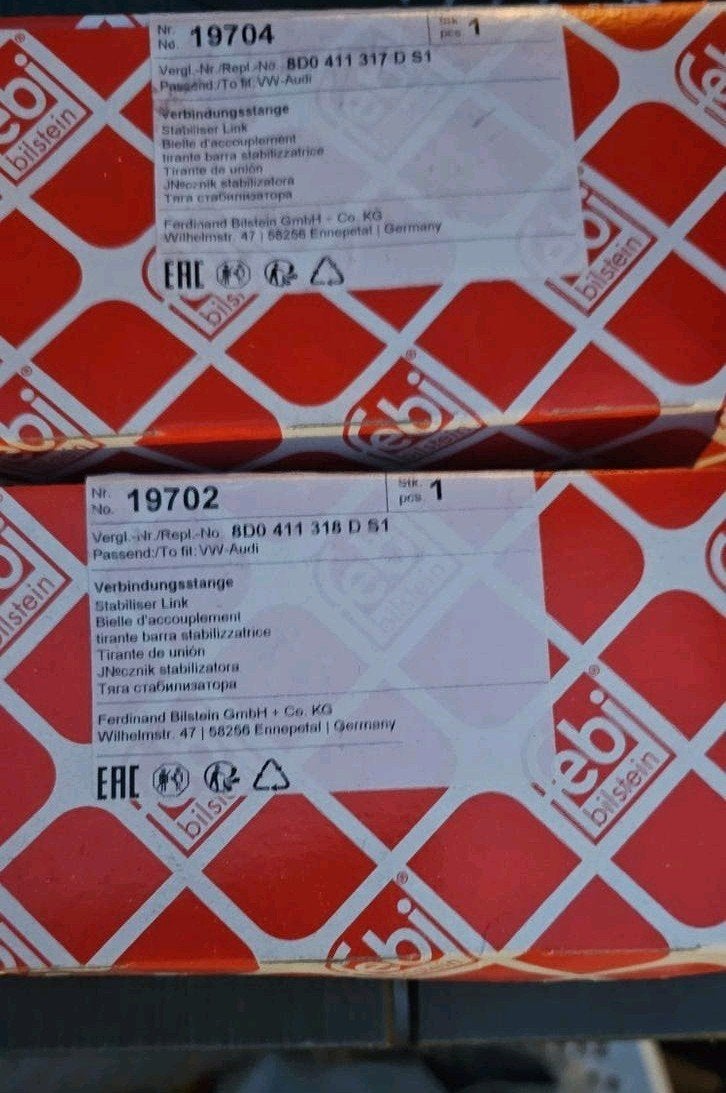 Stabilisatorstang VW-Audi (2 stuks) - Nieuw, Ophalen of Verzenden, Nieuw, Audi