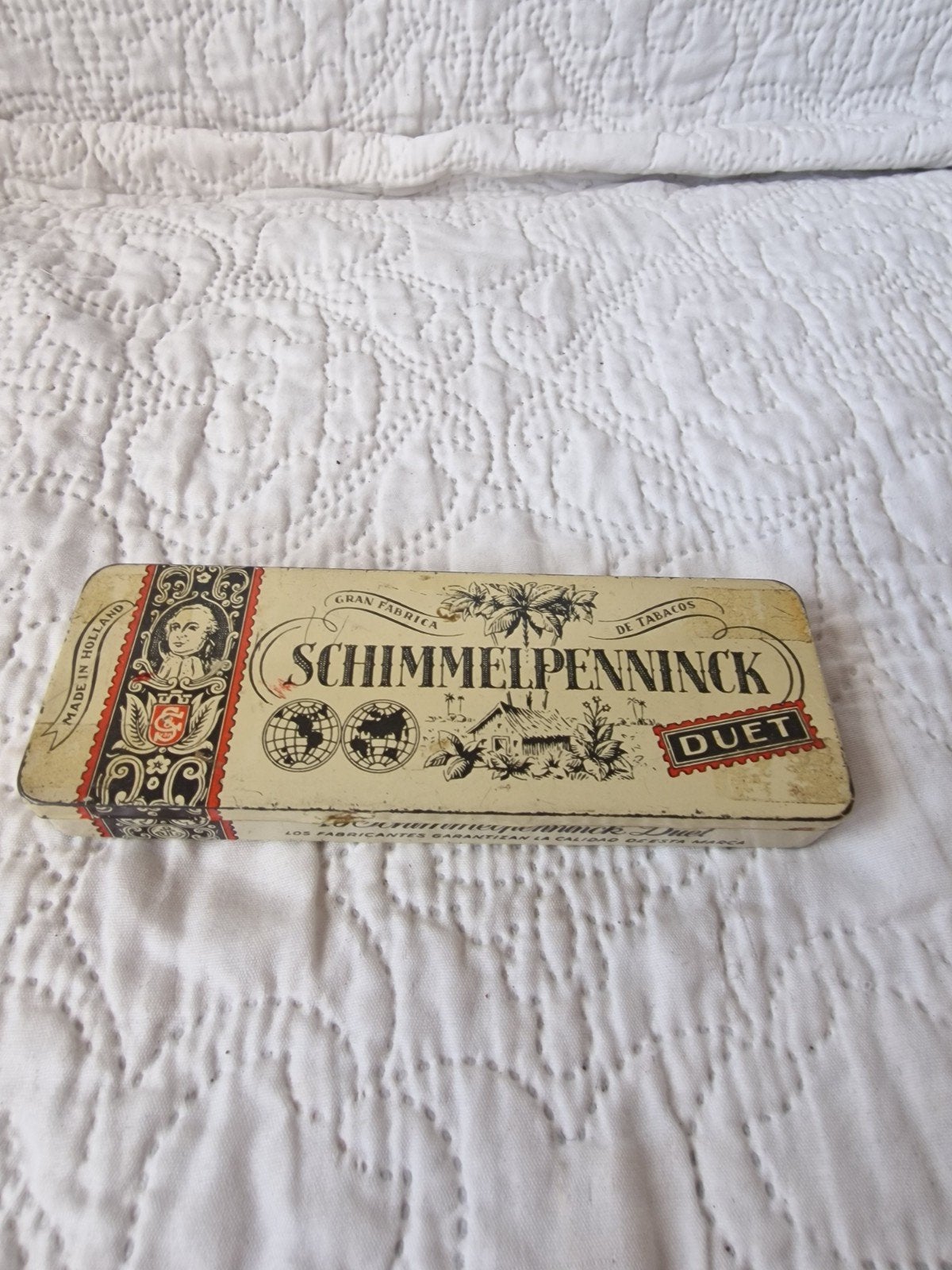 Vintage Schimmelpenninck Duet sigarenblikje, Ophalen of Verzenden