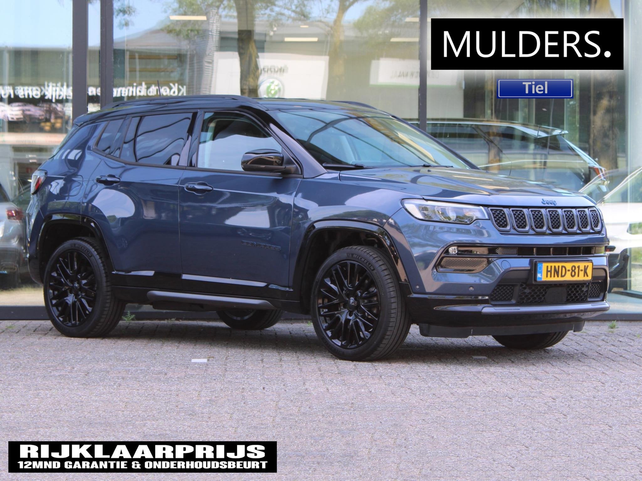 Jeep Compass 4xe 240 Plug-in Hybrid Electric S | Navi / Lede, Auto's, Jeep, Automaat, 12 maanden, Euro 6, 4 cilinders