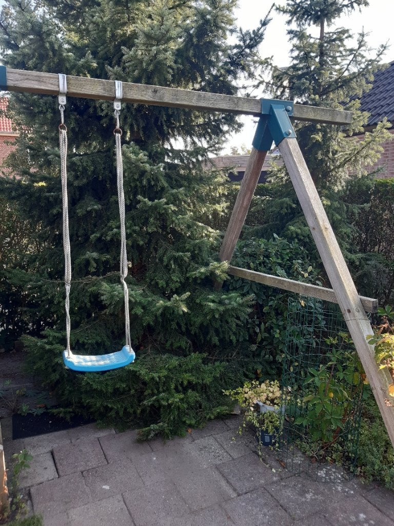 Houten schommel frame, Ophalen, Gebruikt, Schommel