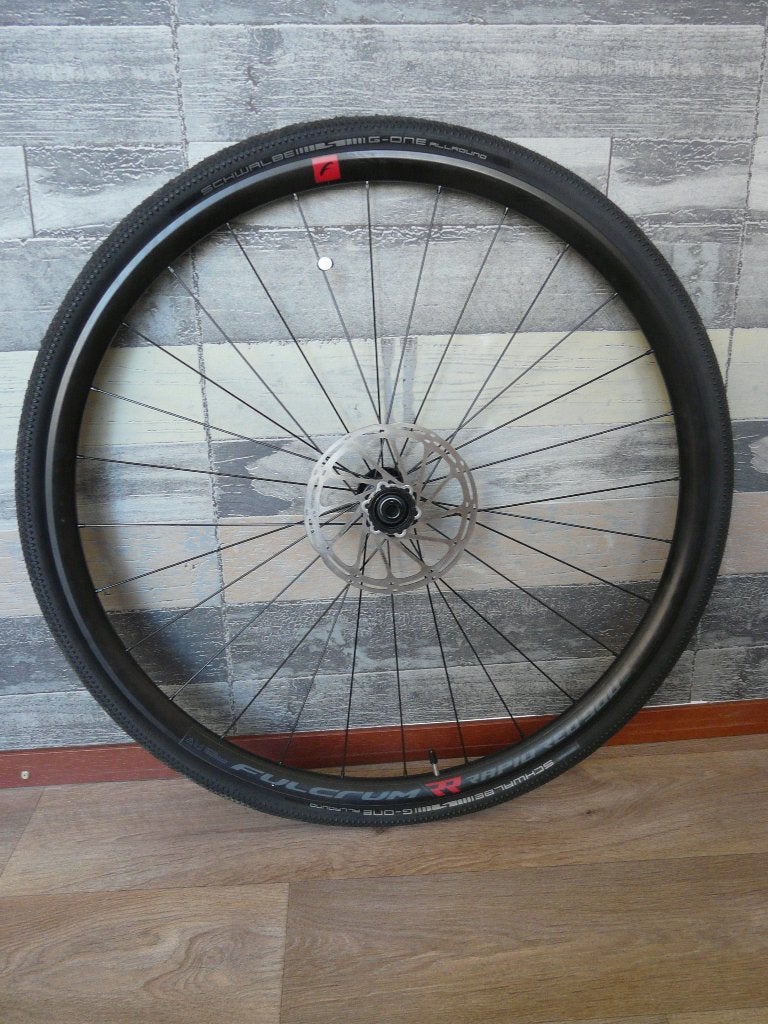 Wielset Fulcrum racefiets/gravel, 28 inch, 10 tot 15 versnellingen, Heren, Schijfrem