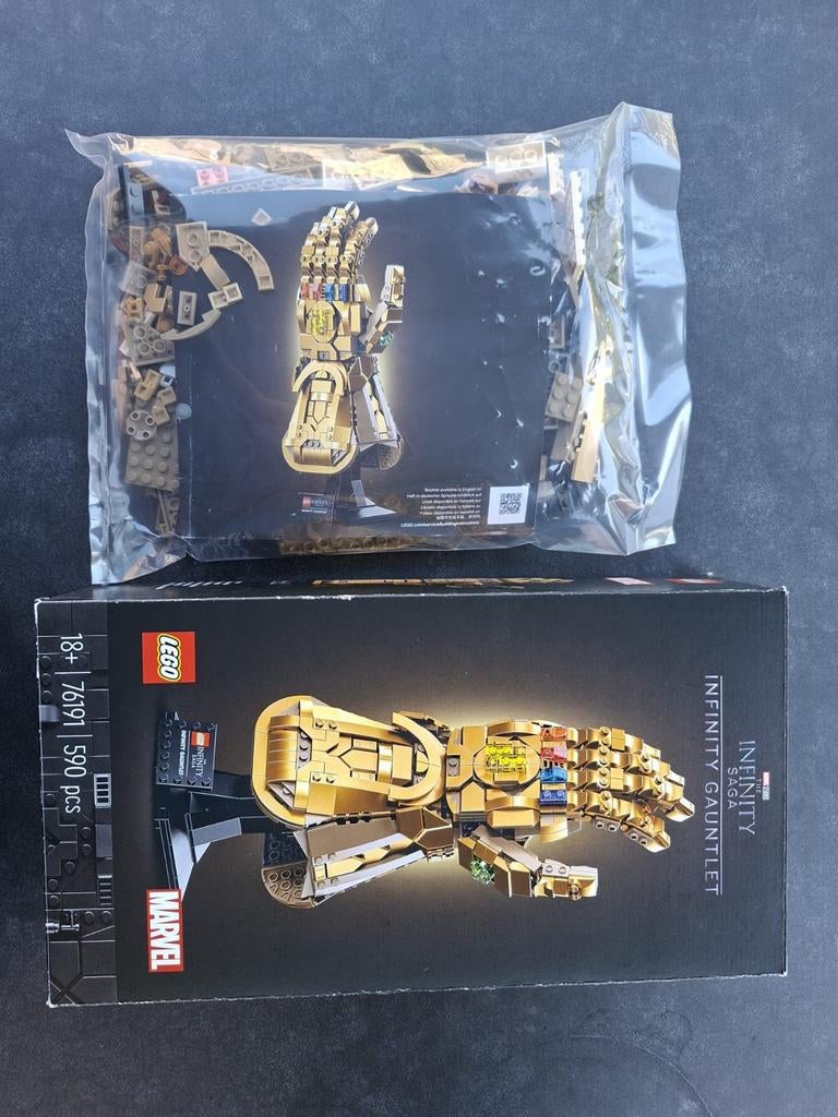 Lego Marvel 76191 Infinity Gauntlet - Compleet & ZGAN, Compleet, Marvel, Lego, Ophalen of Verzenden