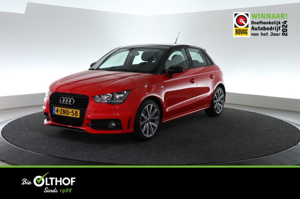 Audi A1 Sportback 1.2 TFSI Admired, Auto's, Audi, Euro 5, Zwart, 4 cilinders, Origineel Nederlands