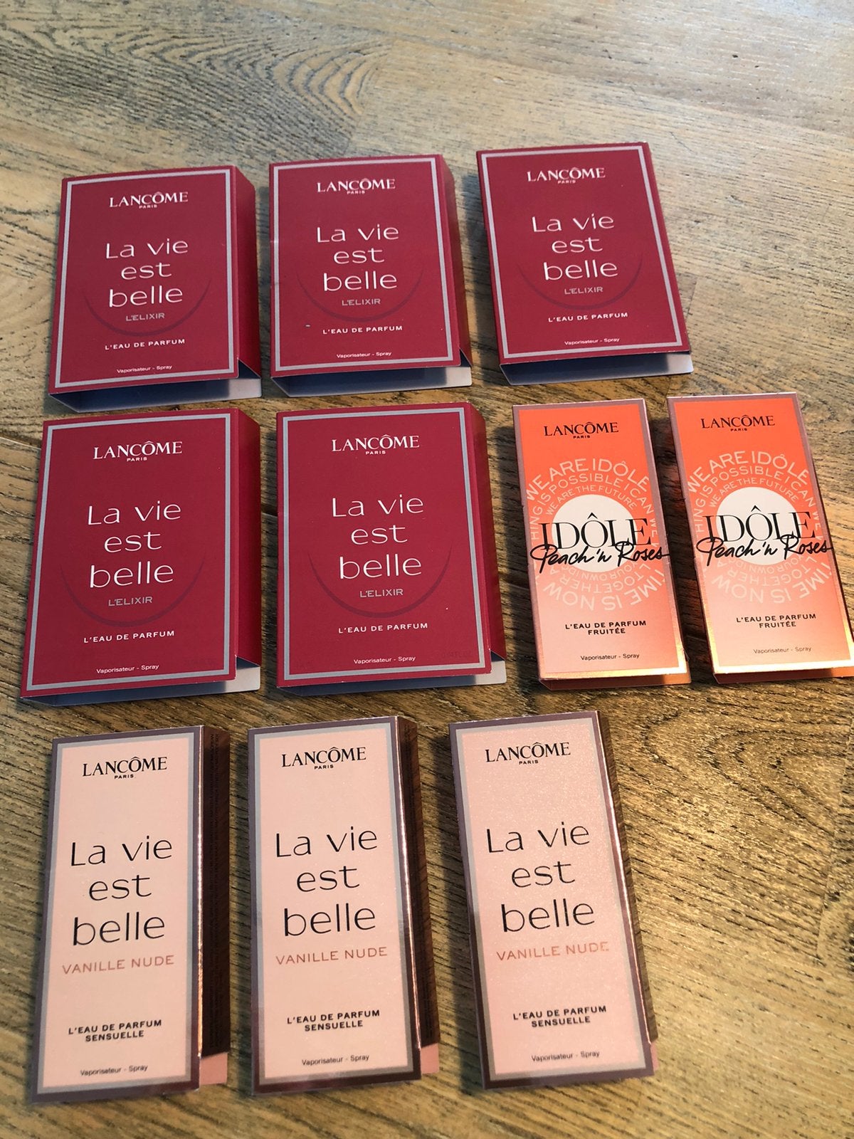 Lancôme, 10 parfumsamples Dames., Sieraden, Tassen en Uiterlijk, Uiterlijk | Parfum, Nieuw, Ophalen of Verzenden