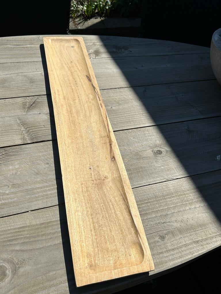 Lange houten plank / serveerplank, Ophalen, Schaal, Zo goed als nieuw, Rechthoekig