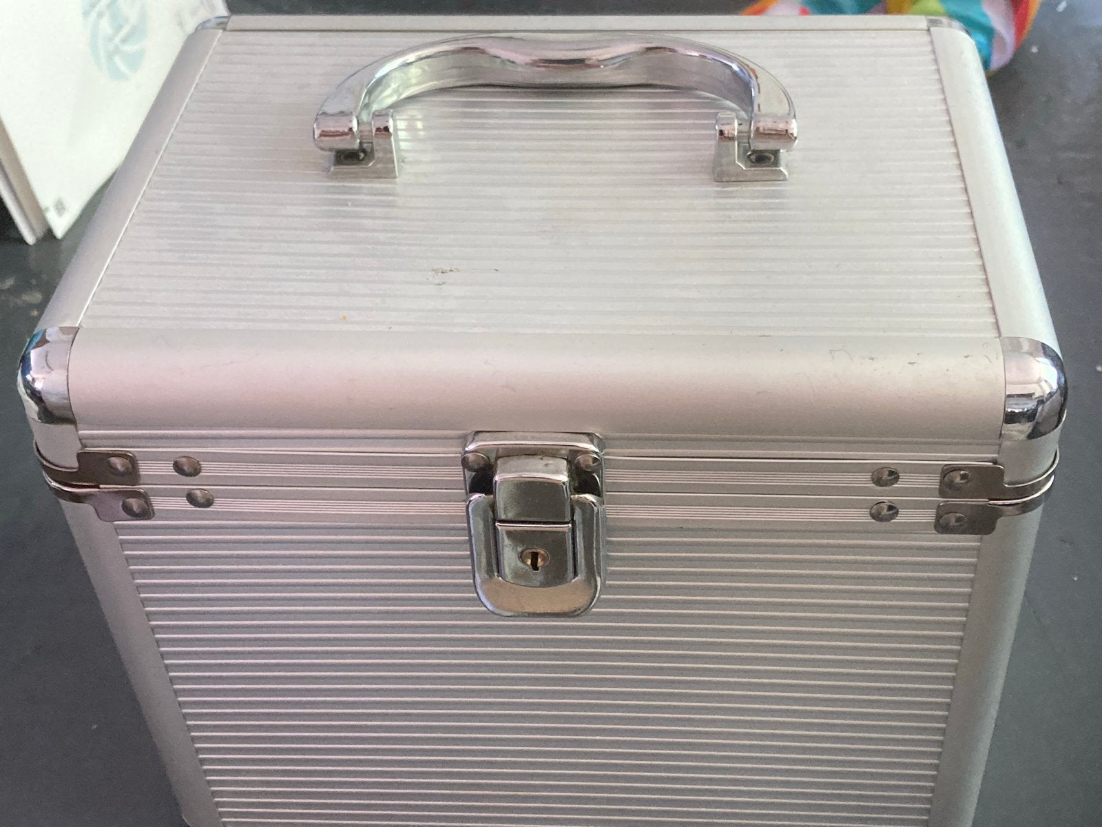 Aluminium CD/DVD opbergkoffer - Gebruikt, Ophalen of Verzenden, Gebruikt, Overige typen, Inclusief doosje