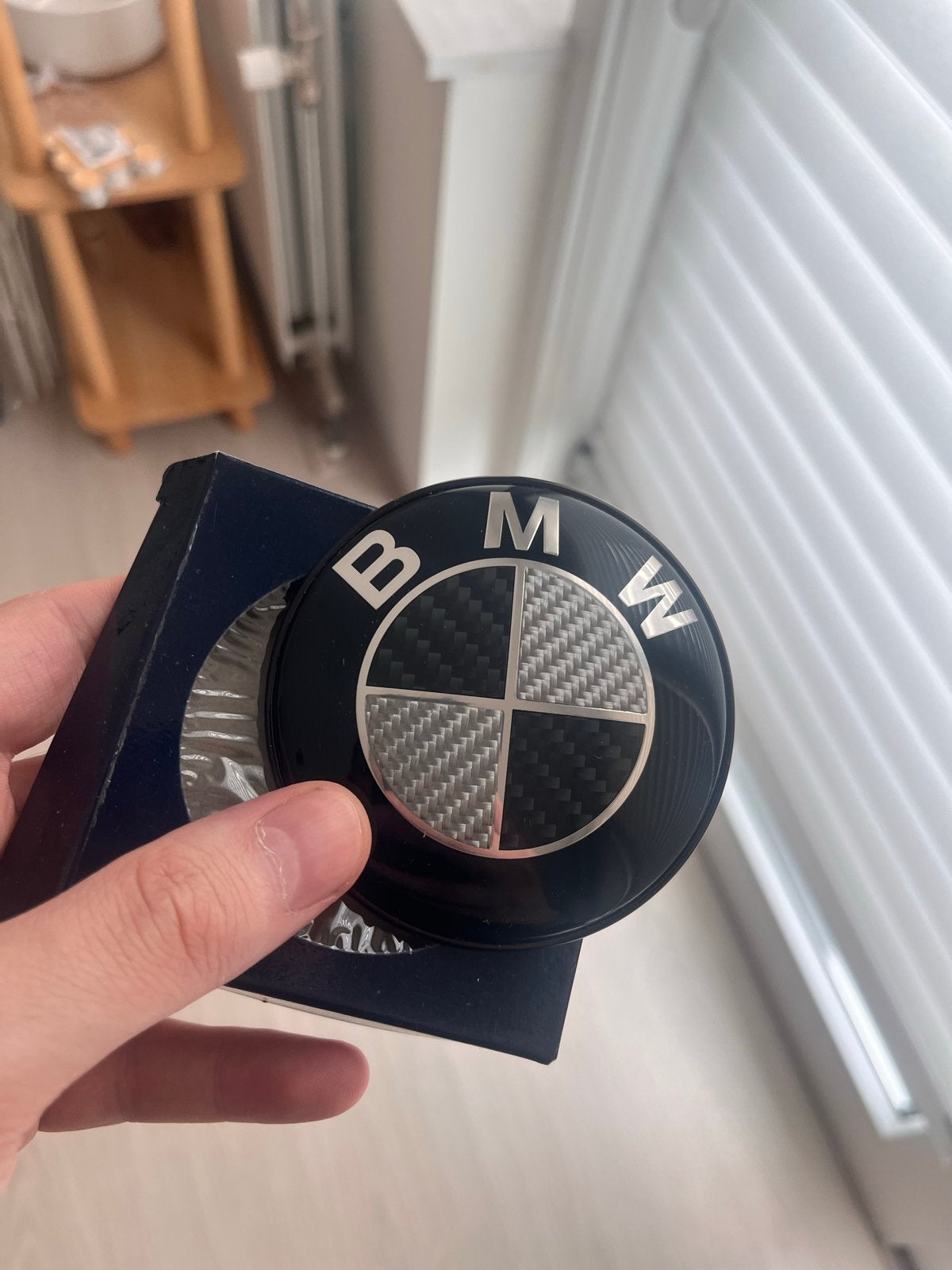 BMW Carbon Look Naafdoppen BMW embleem - Nieuw, Ophalen of Verzenden, Nieuw, BMW