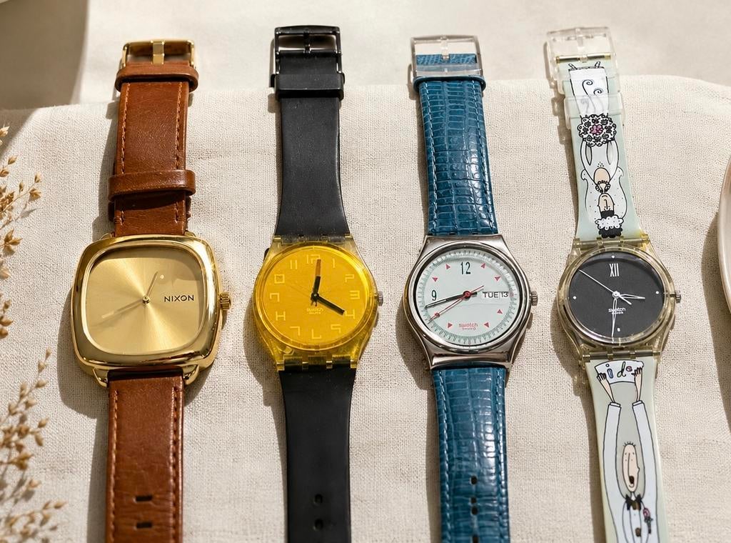 Swatch en Nixon horloges, Zeist, Ophalen, Zo goed als nieuw, Android