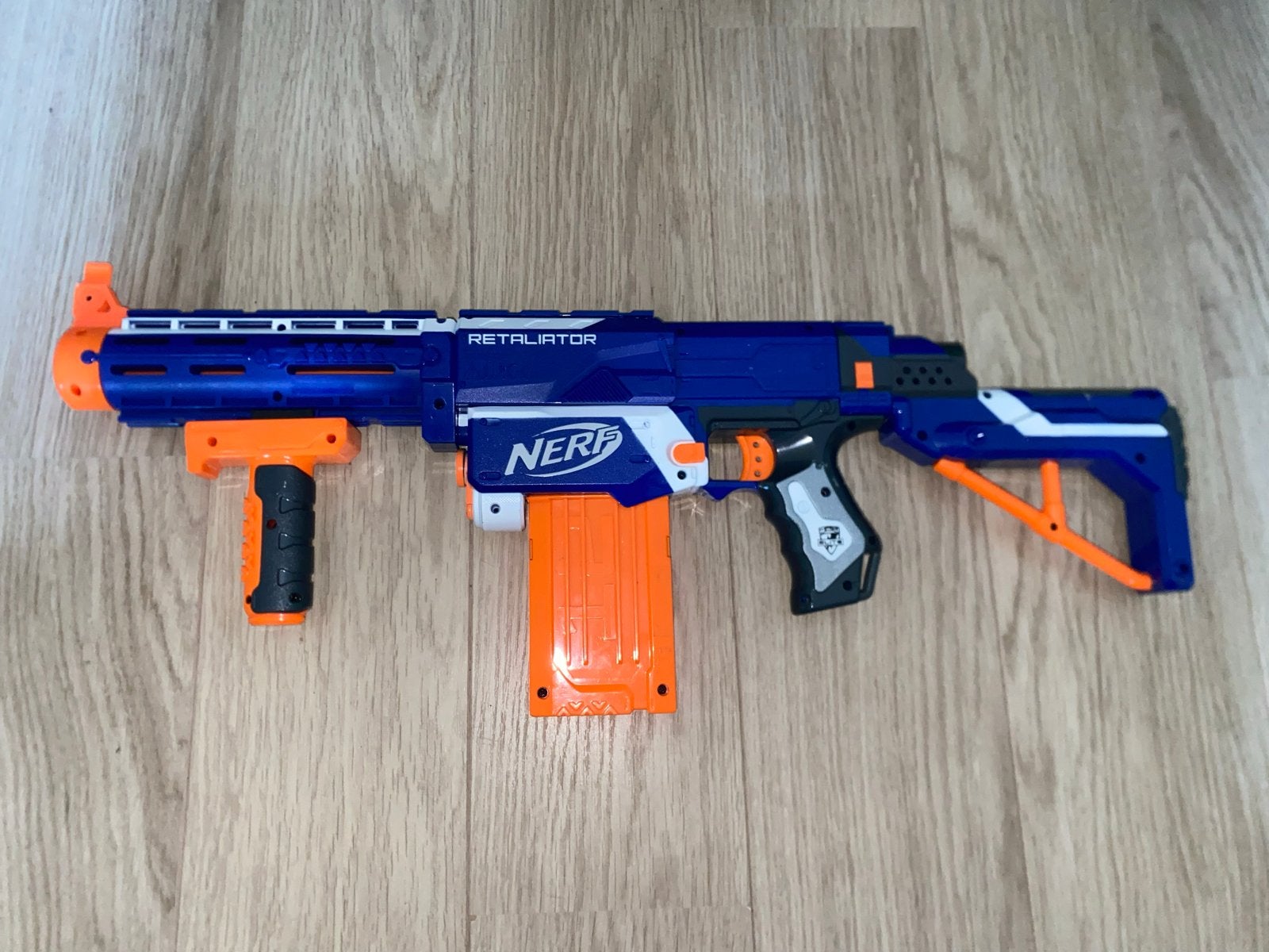 3 Nerf geweren (Retaliator, Modulus, Strongarm) zonder pijlt, Ophalen of Verzenden, Gebruikt, Jongen of Meisje