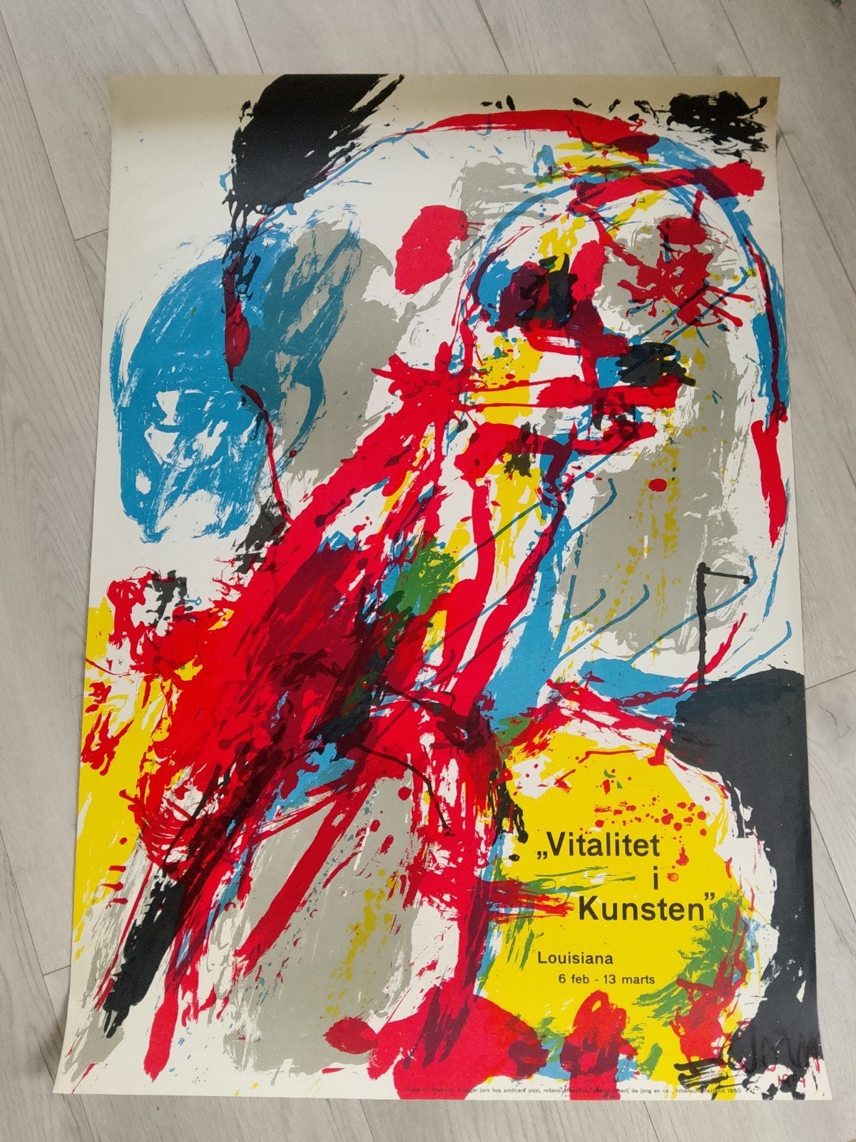 Asger Jorn - Vitaliteit in de Kunst (1960), Antiek en Kunst, Ophalen of Verzenden, Abstract, Lithografie