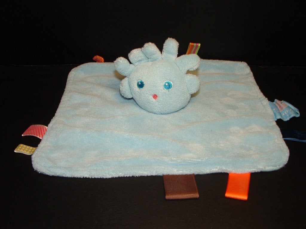 SNOOZEBABY KNUFFELDOEKJE VELOURS BLAUW MET IN HET, Ophalen of Verzenden, Nieuw, Overige typen