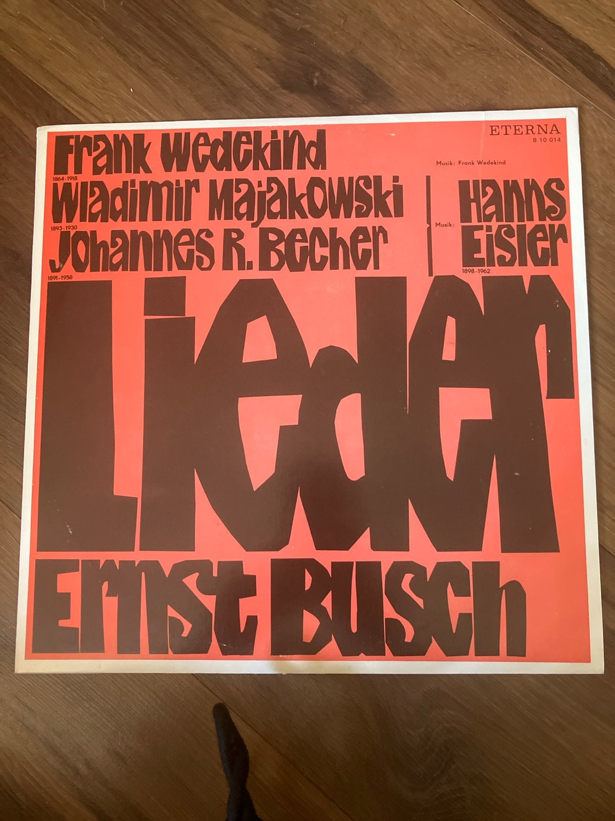 Ernst Busch - Lieder (Frank Wedekind, Wladimir Majakowski), Ophalen of Verzenden, Gebruikt, 12 inch