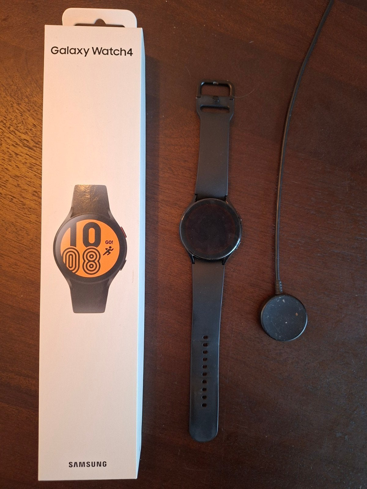 Samsung Galaxy watch 4, Ophalen of Verzenden, Zo goed als nieuw, Zwart, Android
