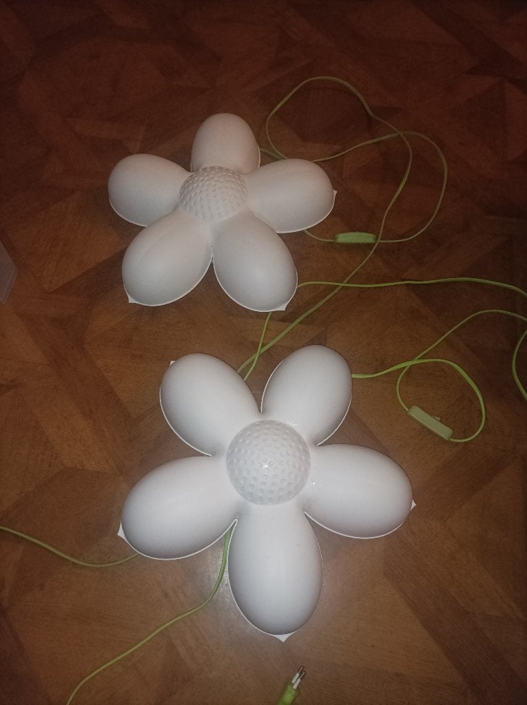 Ikea wandlamp lamp bloem, Ophalen of Verzenden, Zo goed als nieuw, Wit, Ophangbaar