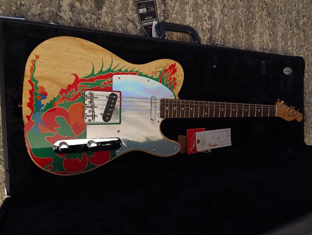 Fender Telecaster Jimmy Page signature. Dragon tele., Ophalen of Verzenden, Nieuw, Solid body, Fender