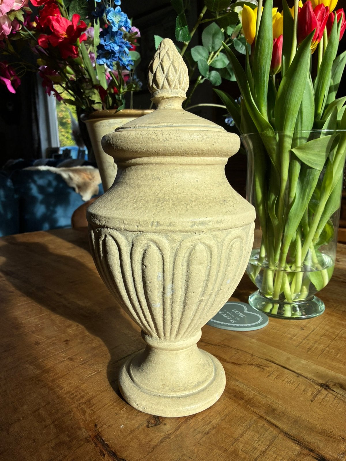 Mooie vaas urn pot, Ophalen of Verzenden, Gebruikt