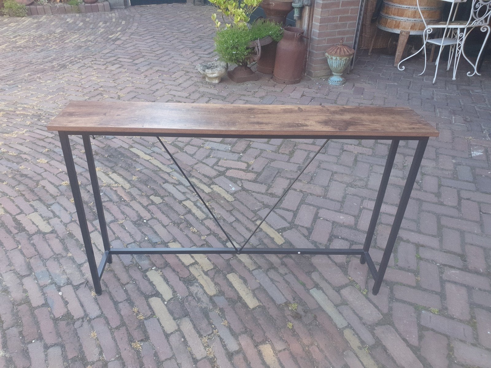 Sidetable, Huis en Inrichting, Tafels | Sidetables, Ophalen, Gebruikt, 100 tot 150 cm, 25 tot 50 cm