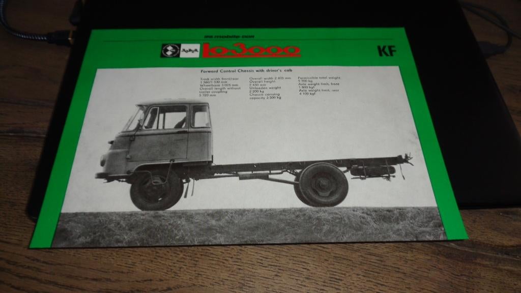 Folder IFA / ROBUT  LO 3000 Forward Control Chassis, Verzenden, Nieuw, Overige merken