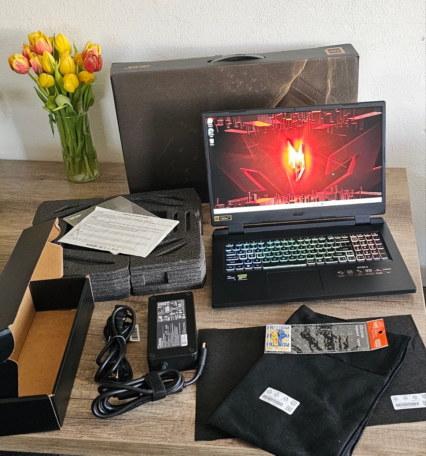 Acer Nitro 5. RTX 8Gb. SSD 1000Gb. i9 . RAM DDR5 32GB, Computers en Software, Desktop Pc's, Nieuw, 4 Ghz of meer, SSD, 32 GB, Met videokaart