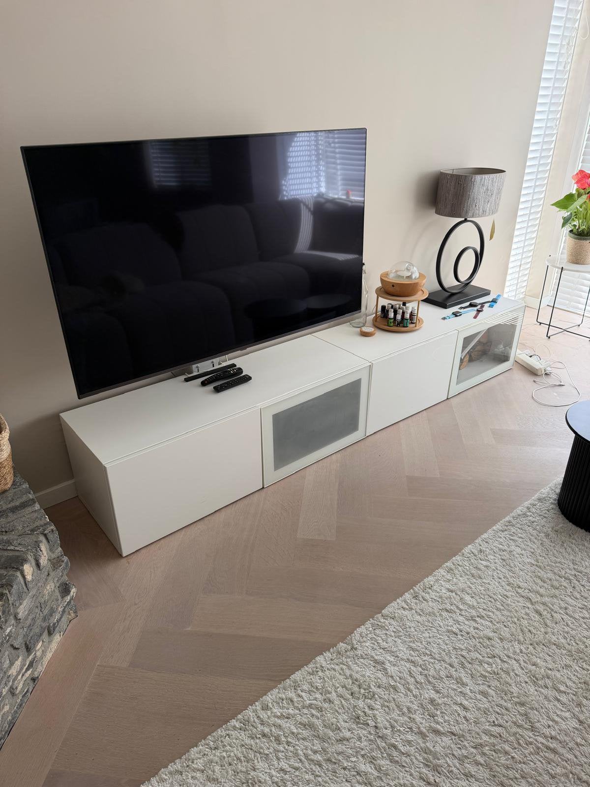 2x IKEA Bestå TV-kastjes - 120x41x39,5 cm, Ophalen, Gebruikt, 100 tot 150 cm, Minder dan 100 cm