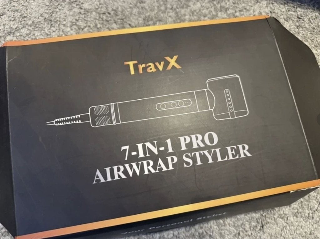 Travx airwrap PRO | krullen + föhn, Ophalen of Verzenden, Gebruikt, Krultang of Stijltang
